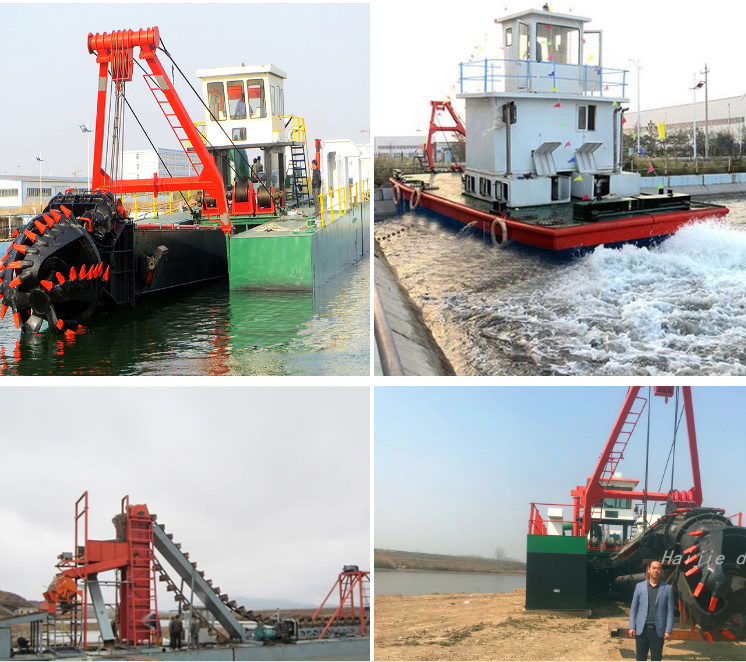 China Hot Sale Chain Bucket Gold and Diamond Dredger Used in The River
