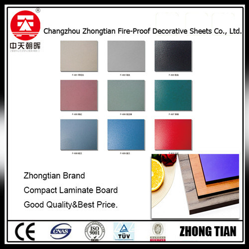 White Color Compact Laminate Board for Countertop