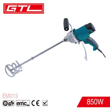 850W Power Hand Held Mixer Tool for Plaster Paint Cement Mortar