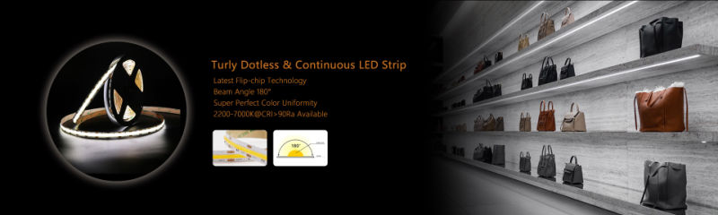 Amber Yellow Extra Warm White Dotless LED Strip Linear Light
