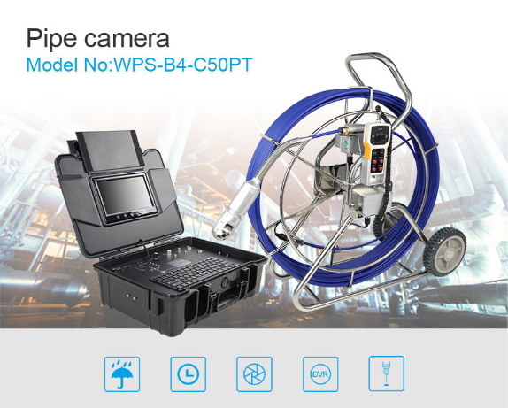 New Self-Levelling Pan/Tilt Drain/Pipe Inspection Camera for Sale