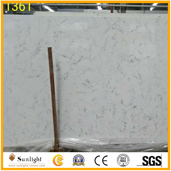 Hardness 7 Quartz Super White Artificial Stone Quartz for Countertops/Worktops