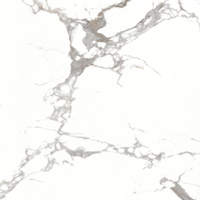 800*800mm Carrala White Marble Series Porcelain Glazed Tiles for Lobby Wall and Floor Usage
