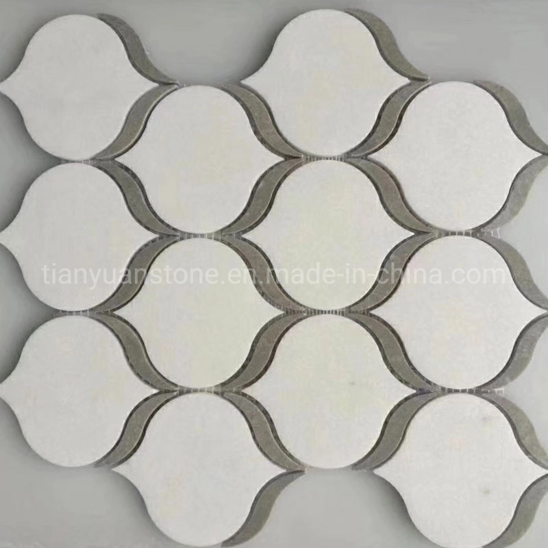 Carrara White Mosaic Decoration for Washroom Kitchen Bathroom