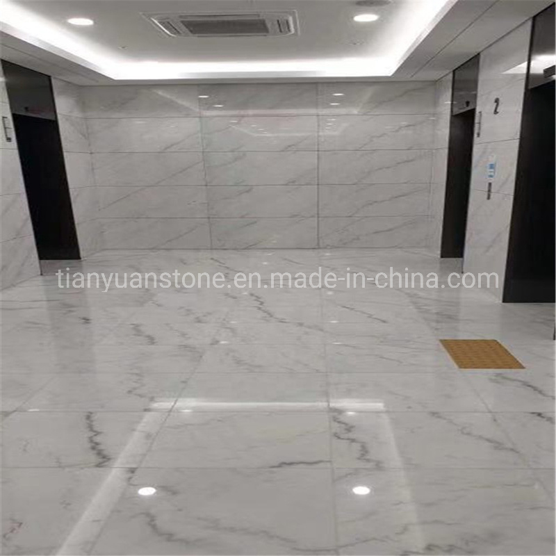 Cheap Chinese Carrara Guangxi White Marble for Floor Tiles