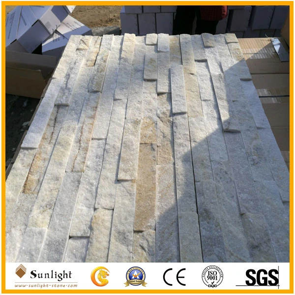 High Quality Natural White/Black/Yellow/Rusty Yellow/Grey/Silver Quartzite Slate Culture Stone
