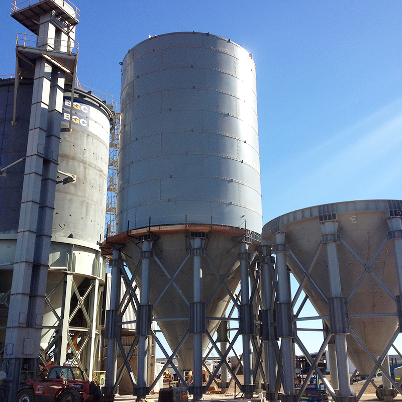 Cement Silo for Large Construction Project