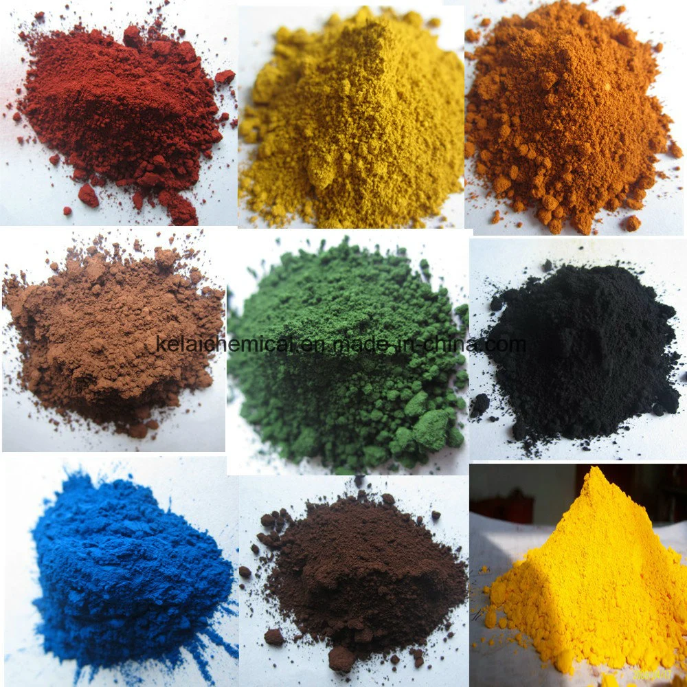 Factory Yellow 313 Iron Oxide for Brick Cement Concrete