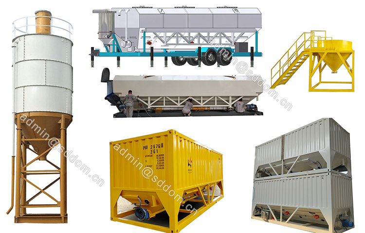 Ready Mobile Cement Silo for Concrete Batching Plant