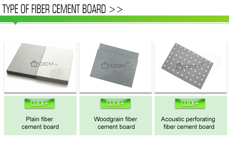 Fiber Cement Plank Outdoor Cement Board Fireproof and Waterproof