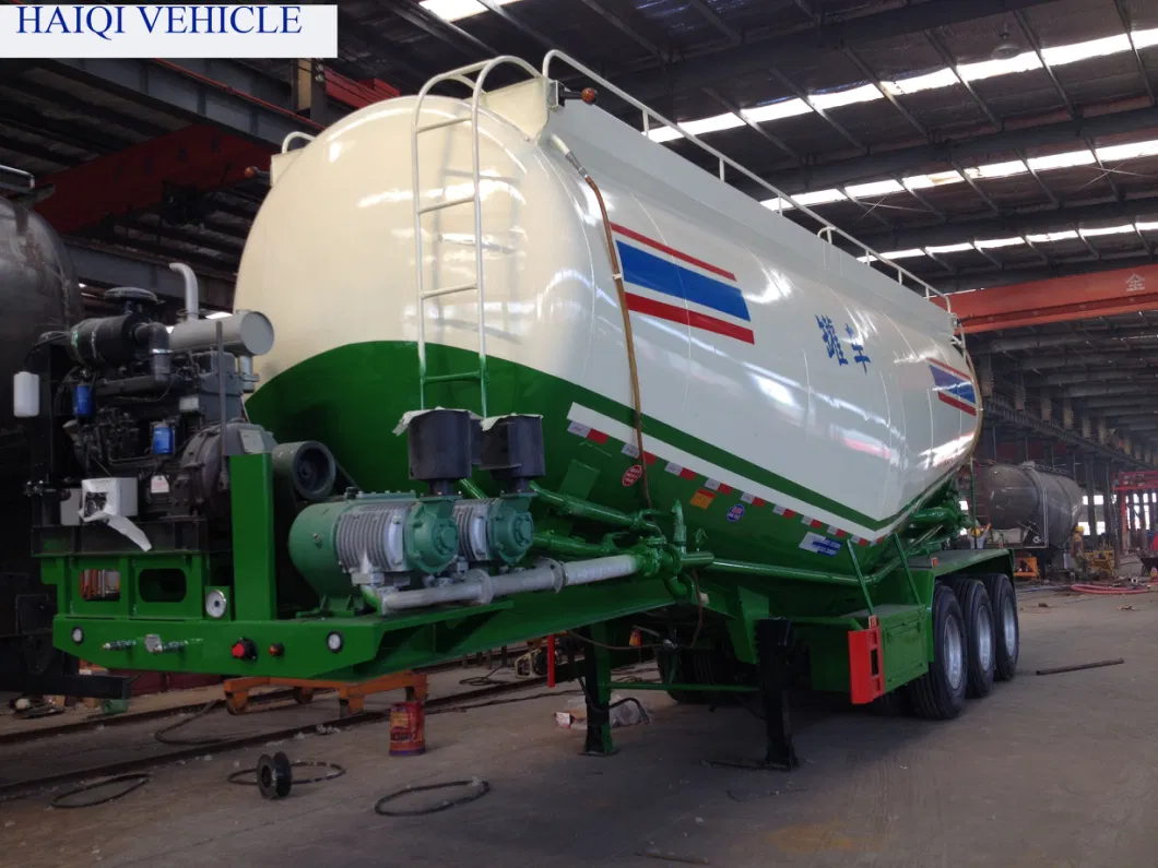 Good Quality 60 Ton 3 Axle Cement Tanker Truck Trailer for Bulk Lime Transport