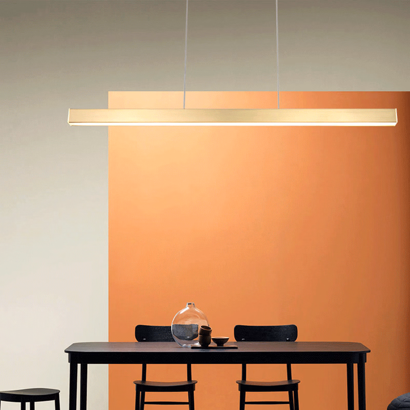 Linear Long Design Pendant Lamp Hotel Lamp Kitchen Lamp LED