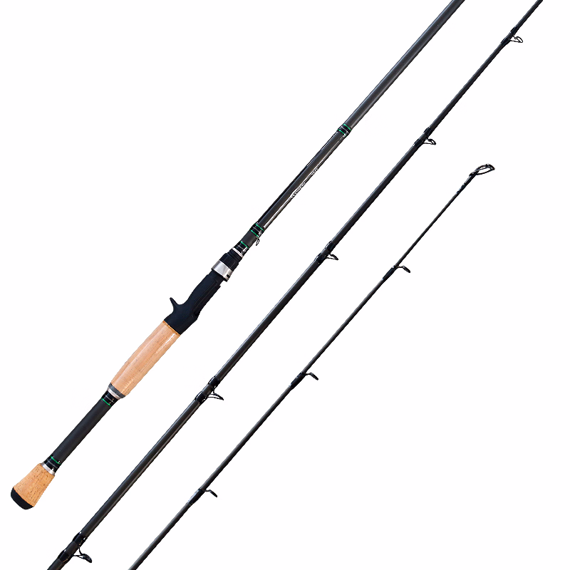 6'8''-7'1'' 1PC Carbon Cork Sea Bass Fishing Rod