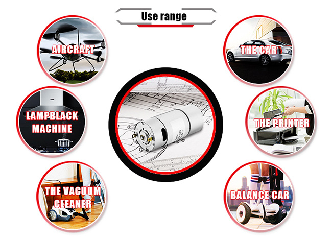 More reliable Totally Enclosed 6V DC brushless gear motor