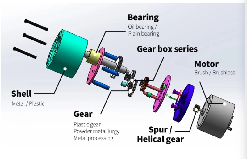 36mm Brushless DC Motor Micro Brushless DC Motor Can Be Customized