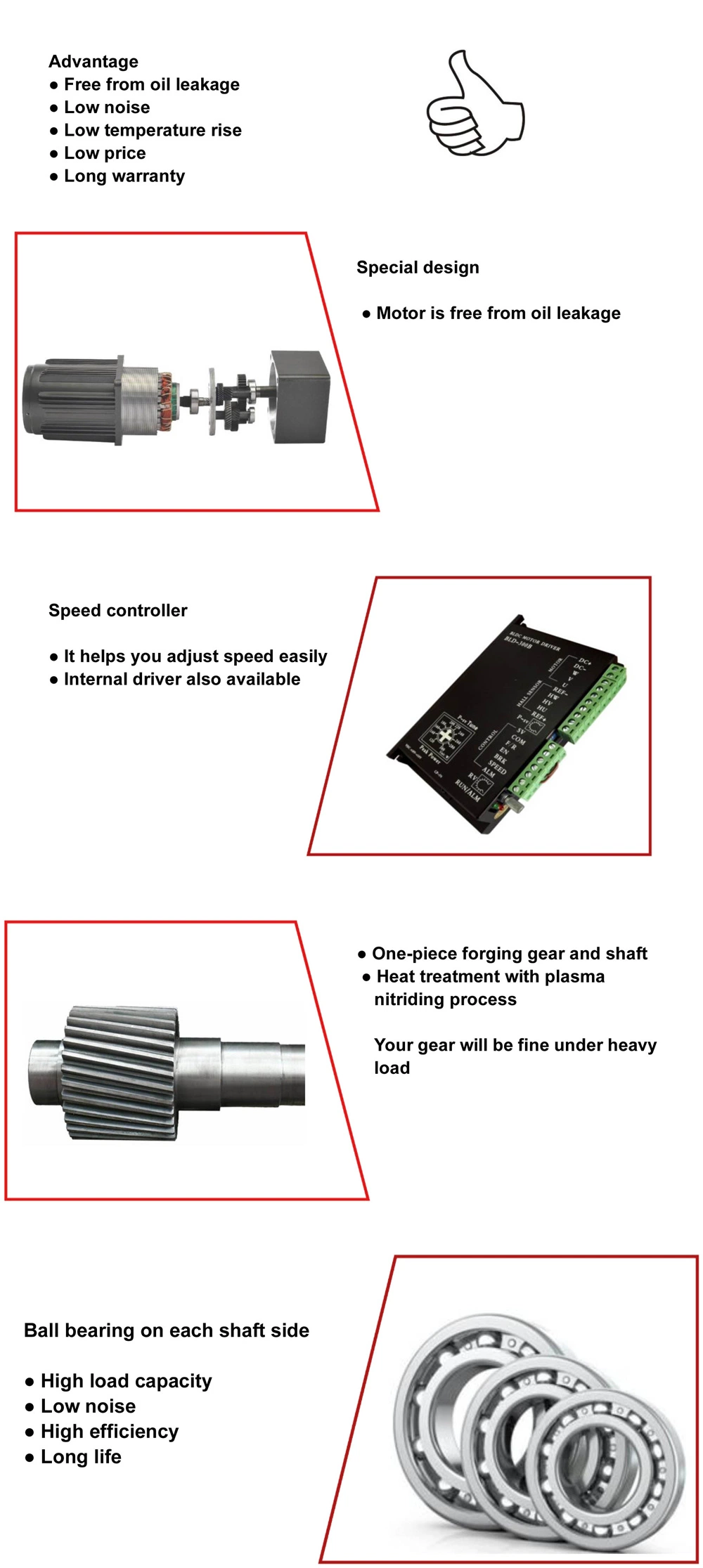 BLDC Planetary Gear Motor, 12 Volt DC Planetary Geared Motor, Speed Reducer for Electric Motor