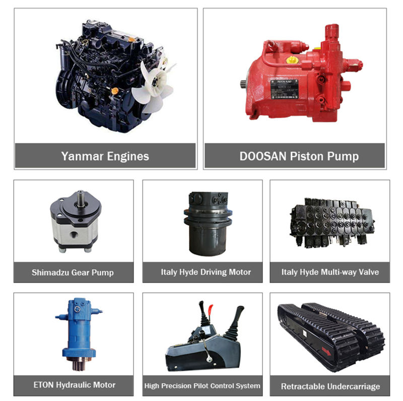 EPA Engine Mini Excavators Engine Small Digger Machine Excavator