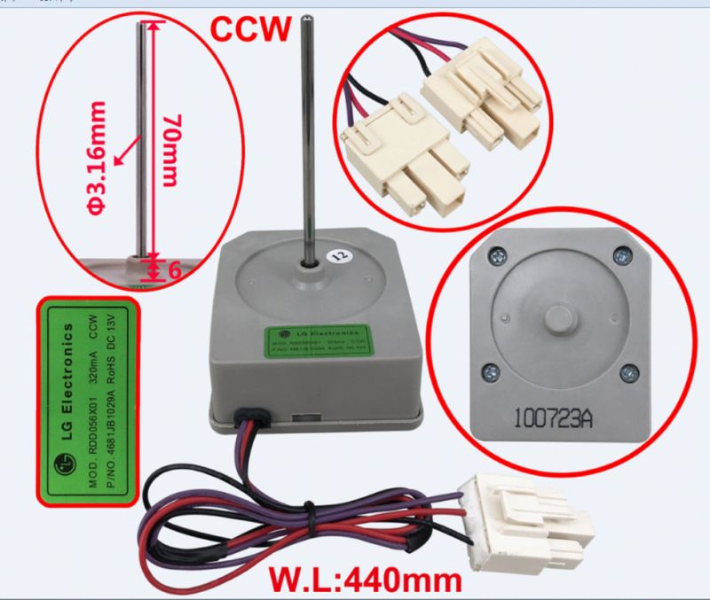 Brushless DC Motor for Fan DC Brushless Fan Motor