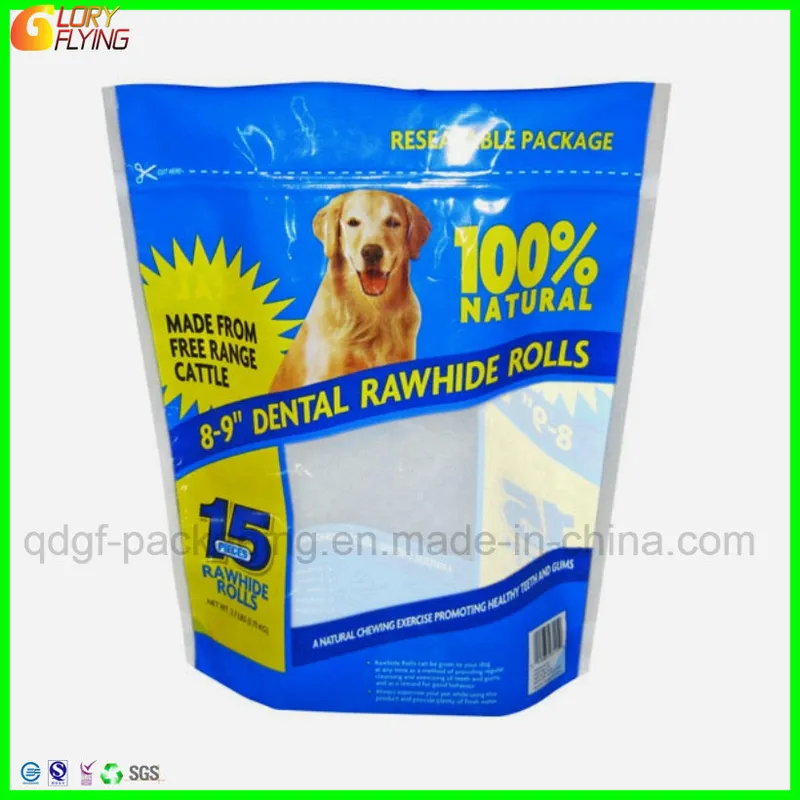 Heavy-Duty Plastic Packaging Bag for Adult Dog Food Packing