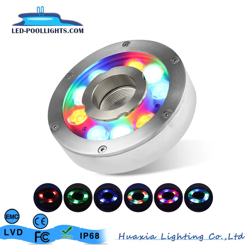 IP68 Waterproof Stainless Steel 36W LED Fountain Light