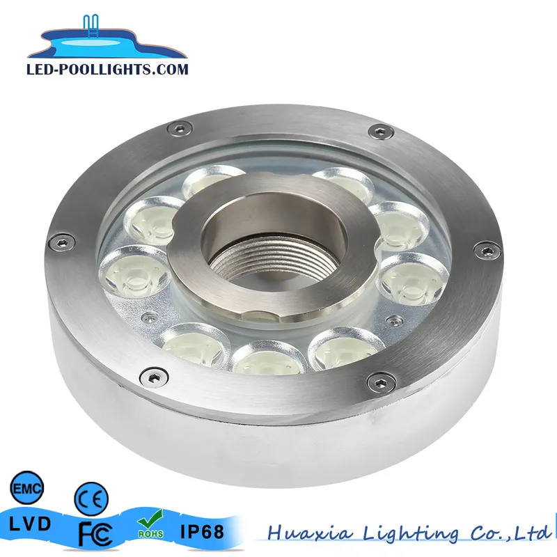 IP68 Waterproof Stainless Steel 36W LED Fountain Light