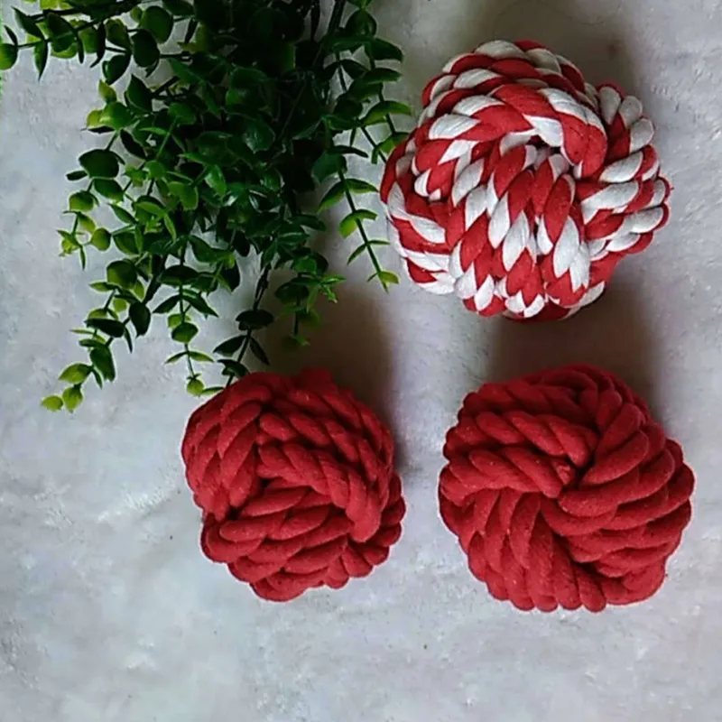 Pet Products Washingable Rope Toy Ball for Dogs