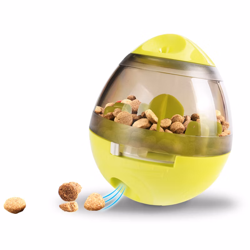 2021 Hot Friendly Dog Toy Interactive Wholesale Pet Supplies Automatic Pet Feeder Food Dispenser Training Toy