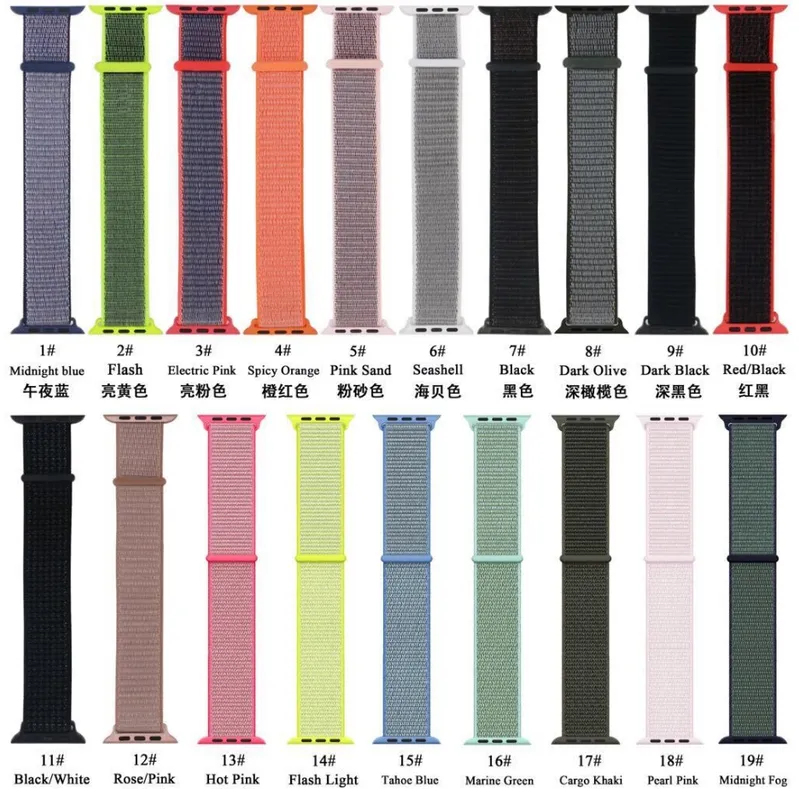 Nylon Belt for Iwatch Band Nylon Strap Smart Watch Strap Iwatch Belt