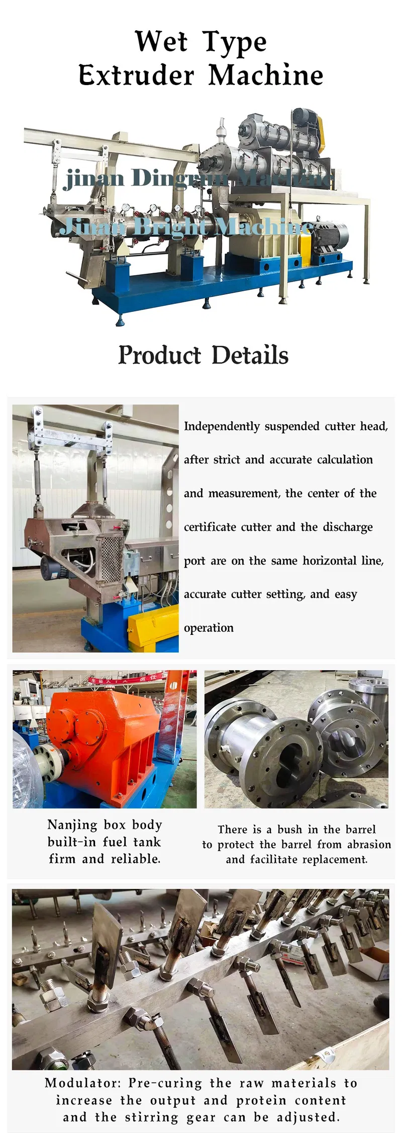 automatic feed granule making pellet machine for fish