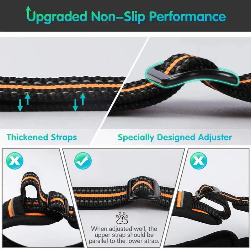 No Pull Design & Better Control Dog Harness