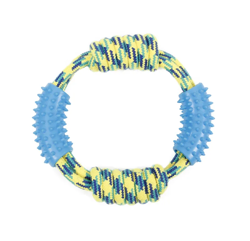 Cheap Dog Rope Toy with TPR Pet Toys