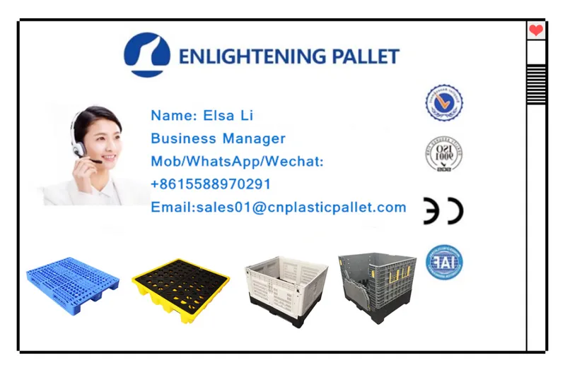 High Quality Closed Plastic Pallet for Food