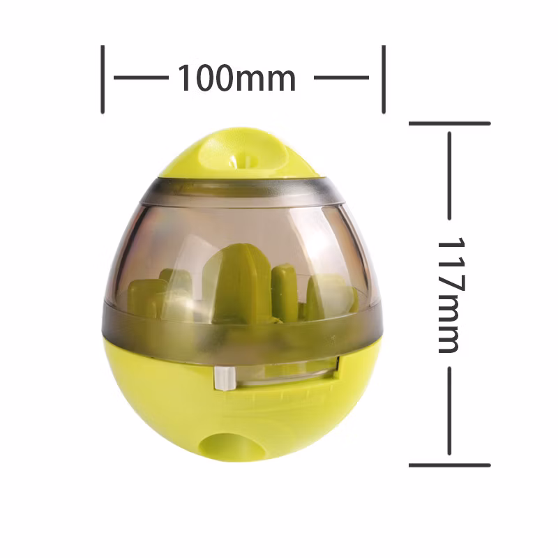 Pet Feeder Slow Feeder Dog Bowl Interactive Cat Dog Puzzle Toy Interesting Drum Roller Leaky