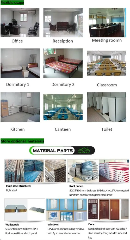 Prefabricated Steel Structural Broiler Farm House/ Prefab House Building of Q235B/Q345b Material