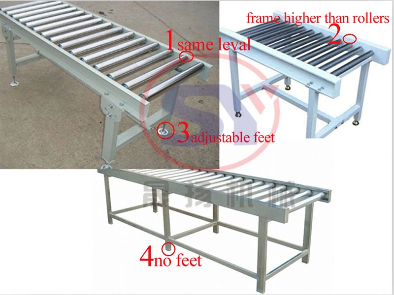 Heavy/Light Duty Powered Chain Driving Roller Conveyor for Plastic Cans