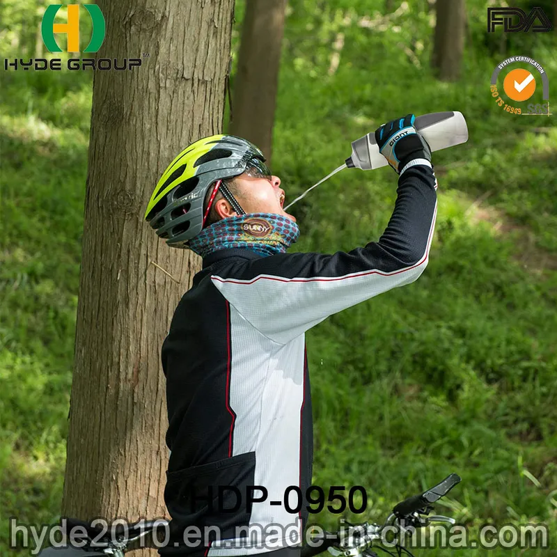 Squeezable Flexible Reusable Plastic Sport Water Bottle (HDP-0950)