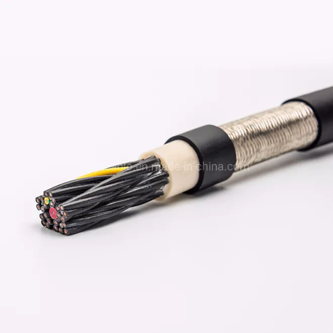 Shielded Drag Chain Cable Trvvp7 * 0.5 with Shielded Flexible Drag Chain Cable Flexible CNC Drag Chain Cable
