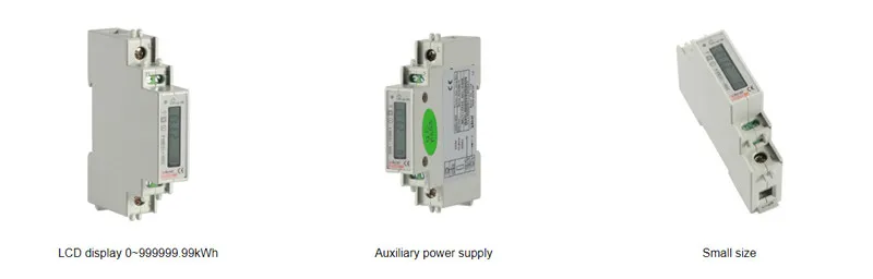 Acrel Adl10-E/C LCD Single Phase DIN Rail Energy Meter Bidirectional Meter with RS485 Modbus RTU