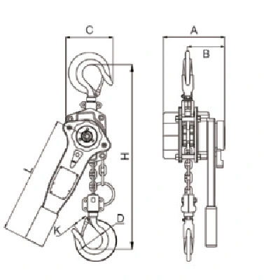 Hsh-a Heavy Duty G80 Lifting Chain for Manual Chain Winch Puller