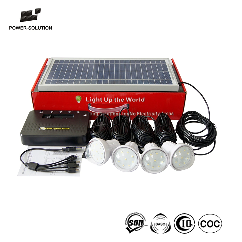 Solar Home System with Solar Power Panel Energy System with Portable Phone Charge Solar System Products