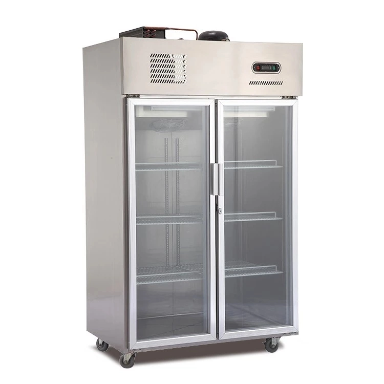 Air Cooling Display Glass Door Cooler Fridge Refrigerator