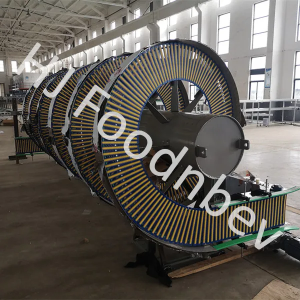 High Quality Grade Vertical Single Lane Slat Inclined Spiral Screw Chain Conveyor