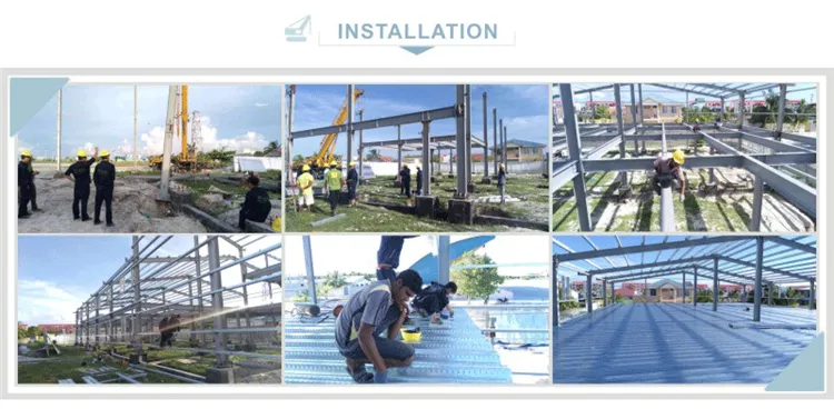 Prefabricated Steel Structure Metal Frame Construction Modular Storage Metal Building