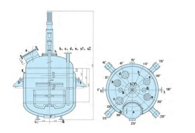 F Series Reactor Closed Style Stainless Steel Reactor, Bioreactor From Factory Equipment