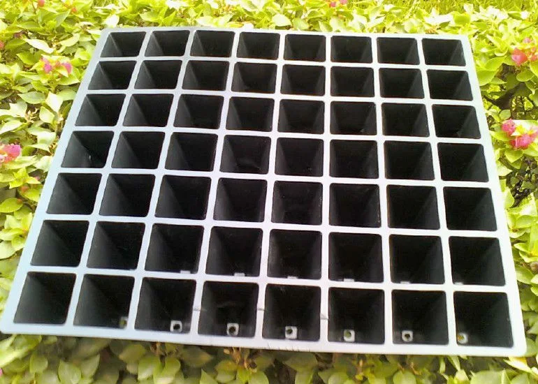 Plastic Growing Tray Seedling Tray, Greenhouse Hydroponic Plastic Tray Wholesale