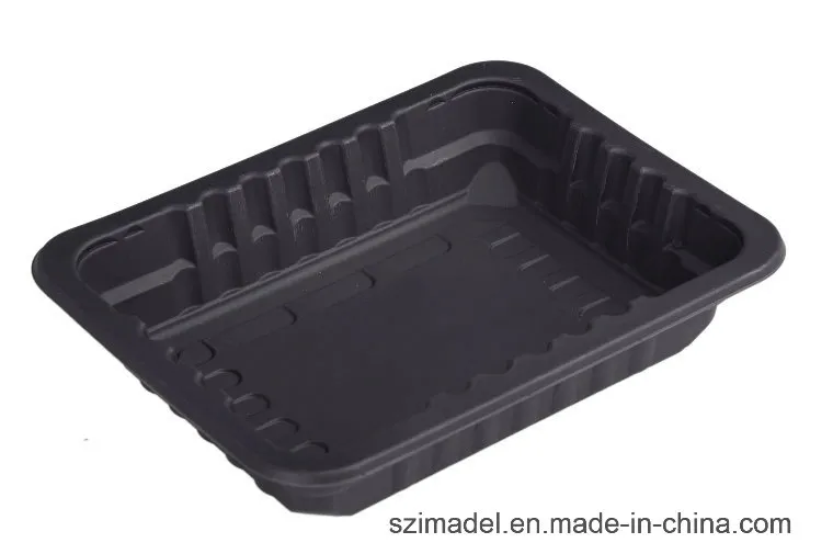 Disposable Fresh Vegetables Plastic Biodegradable Plastic Serving Tray, Corn Starch Tray