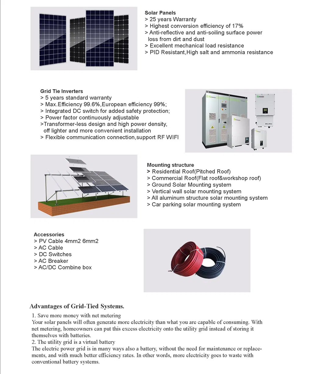 5kw Solar Power System Solar Home System Solar Energy System with Battery