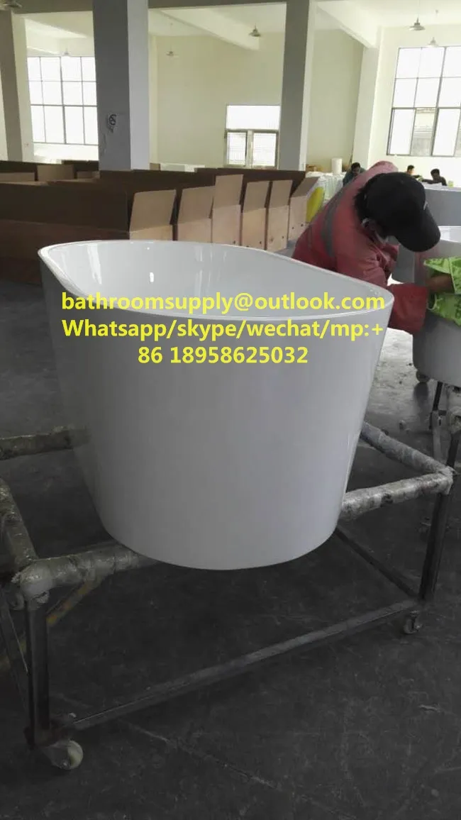 Small Bathrooms Small Size 1200mm Acrylic Bath Tub