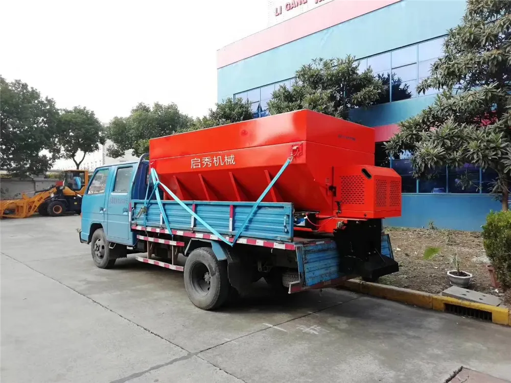 3.8cbm Snow/Ice Way Salt Distribution Truck Mounted Salt Spreader