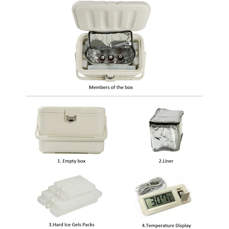 Medical Portable Transportable Box 12L Vaccine Carrier Cold Chain Box